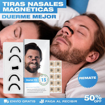Tiras Nasales Antironquidos Magneticas